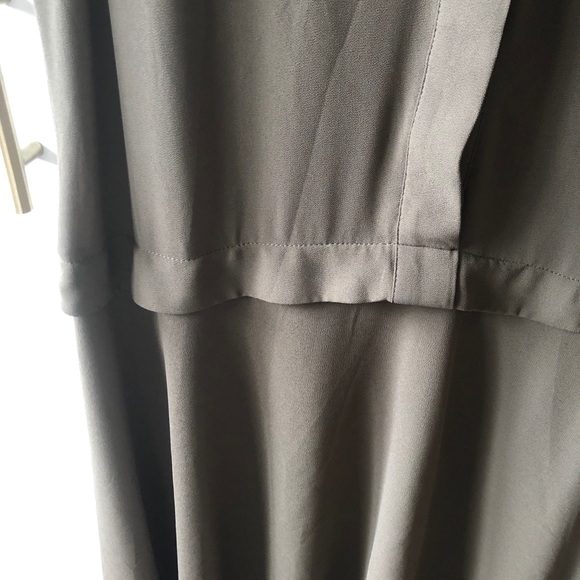 H&M utilitary style chiffon layered dress - Picture 4 of 7